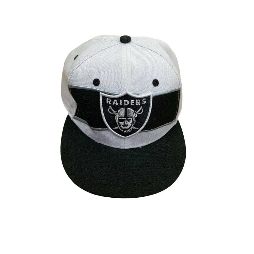 Las Vegas Raiders New Era NFL 9FIFTY Black/White Basic Snapback Hat
